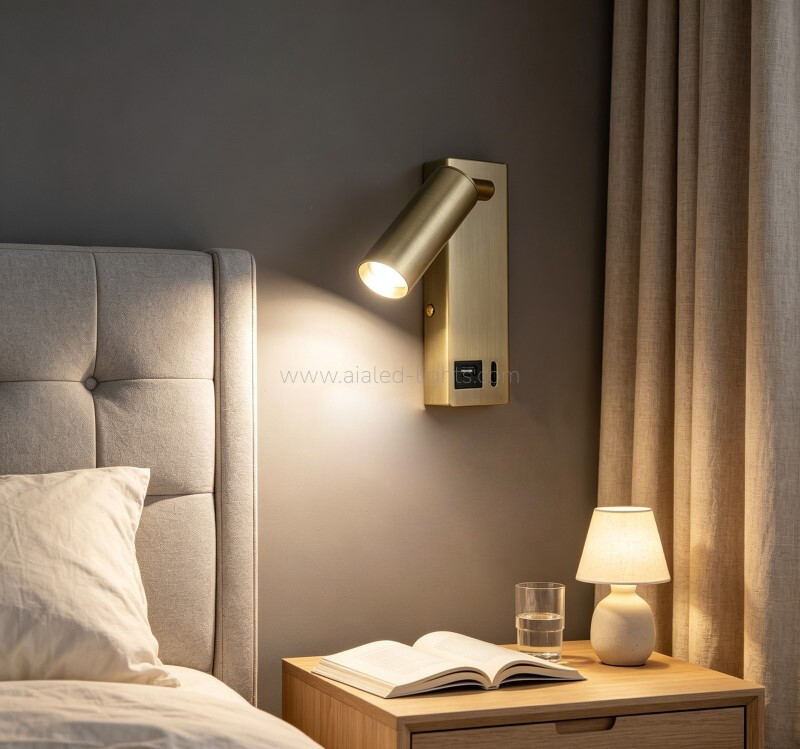 Wall mounted Wall Lamp 3W reading spotlight for hotel