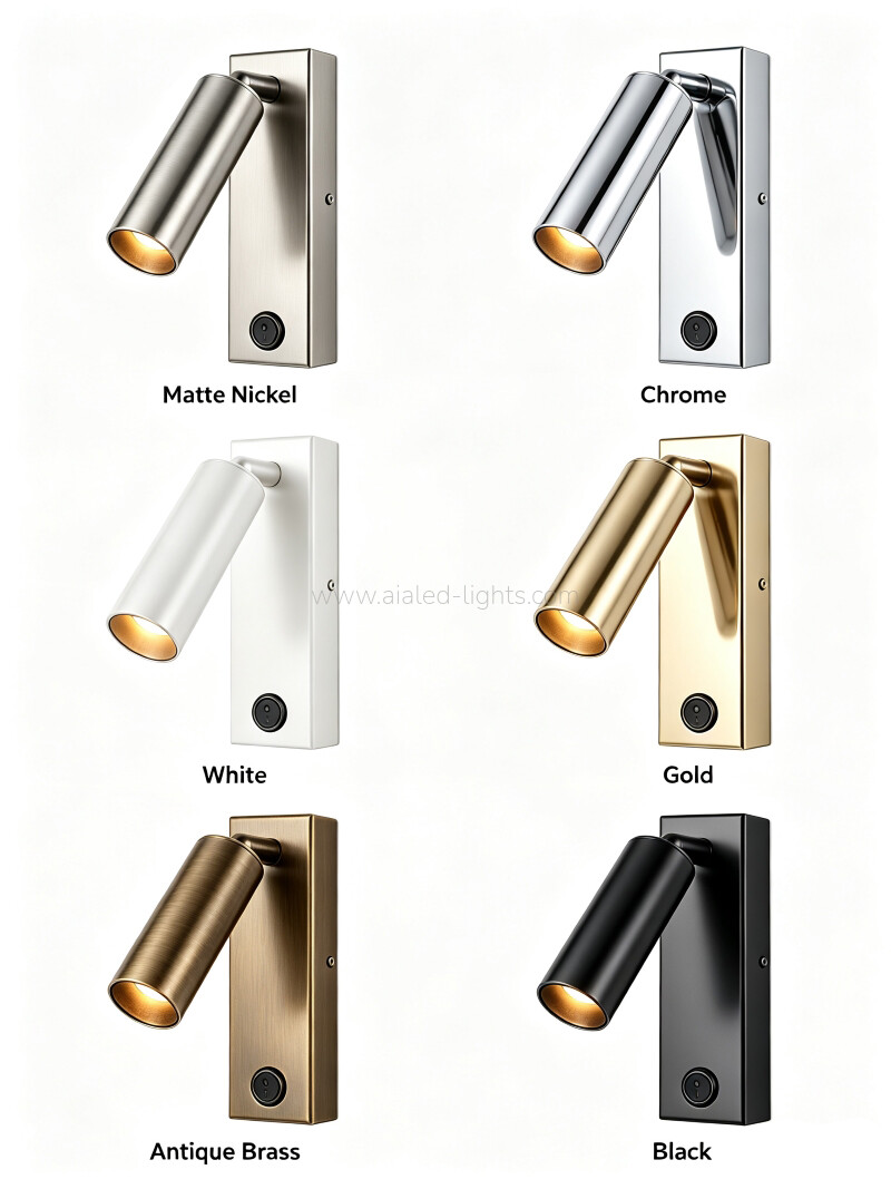 Wall mounted Wall Lamp 3W reading spotlight for hotel
