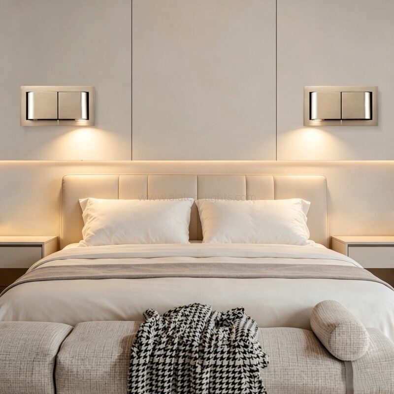 3W Recesed Modern Bedside Wall Lamps Heardboard Book SpotLight