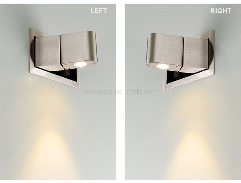 3W Recesed Modern Bedside Wall Lamps Heardboard Book SpotLight