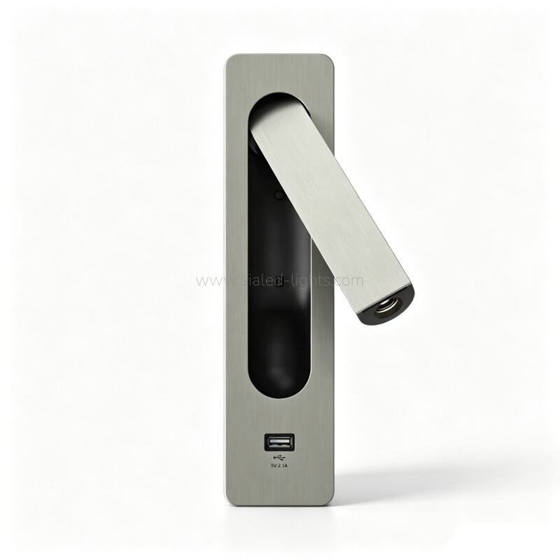 Built-in Reading Wall Lamp for Bedroom 3W spotlight
