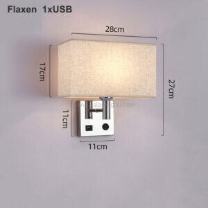 3w spotlight flexible reading lamp fabric shade e27 wall light (复制)