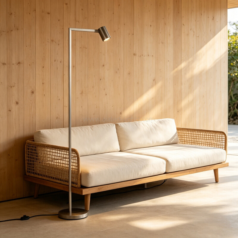 Modern Rotatable Spotlight Floor Lamp GU10 Standing Lamp for Hotel Villa