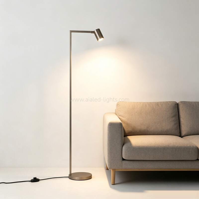 Modern Rotatable Spotlight Floor Lamp GU10 Standing Lamp for Hotel Villa