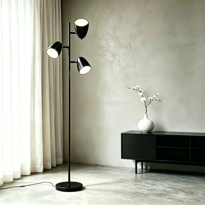 3xE27 Flexible Floor Lamp Reading standard lamp for Hotel Villa Project