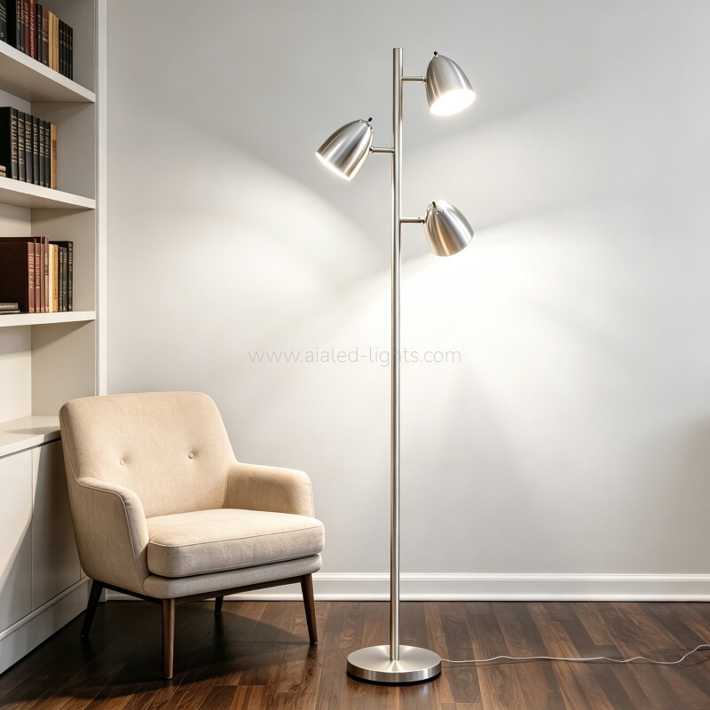 3xE27 Flexible Floor Lamp Reading standard lamp for Hotel Villa Project